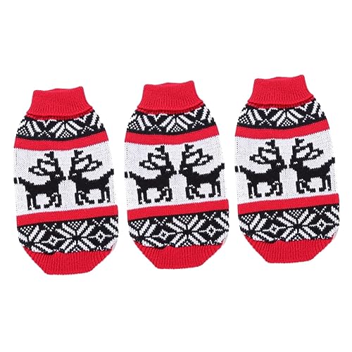Angoily 3St Weihnachtsoutfit für Hunde Winterweste für Hunde Winterkostü für Haustiere kleine Hunde-Outfits Welpen-Outfits Hundeparty kleiden Pullover Kleidung Hündchen Weihnachtskostüme Angoily 3St Weihnachtsoutfit für Hunde Winterweste für Hunde Winterkostü für Haustiere kleine Hunde-Outfits Welpen-Outfits Hundeparty kleiden Pullover Kleidung Hündchen Weihnachtskostüme von Angoily