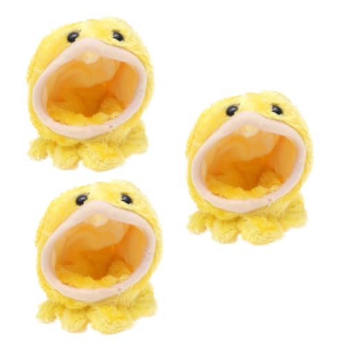Angoily 3 Stücke Octopus Form Ratte Hamster Bett Käfig Plüsch Spielzeug Für Eichhörnchen Vogel Einfach Waschbar Nest Gelb Haustier Hängematte von Angoily