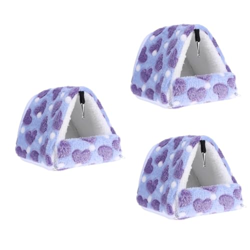 Angoily 3St haustierbett pet Bed haustierfeldbett Mehrzweck-Haustiernest Aktivitätsbereich für Haustiere Igelnest petbett Eichhörnchen Schlafsack der Spielzeug Hamster Violett Angoily 3St haustierbett pet Bed haustierfeldbett Mehrzweck-Haustiernest Aktivitätsbereich für Haustiere Igelnest petbett Eichhörnchen Schlafsack der Spielzeug Hamster Violett von Angoily