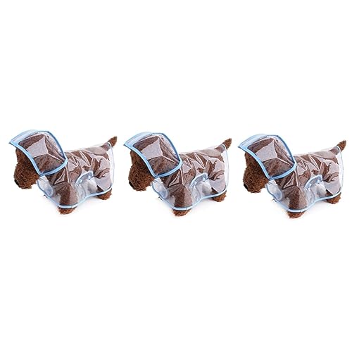Angoily 3St reflektierende Jacke Regenmantel für Haustiere Hund Regen Welpe Regenjacke wimperntusche transparente Regenbekleidung für Haustiere Poncho Haustierzubehör Angoily 3St reflektierende Jacke Regenmantel für Haustiere Hund Regen Welpe Regenjacke wimperntusche transparente Regenbekleidung für Haustiere Poncho Haustierzubehör von Angoily