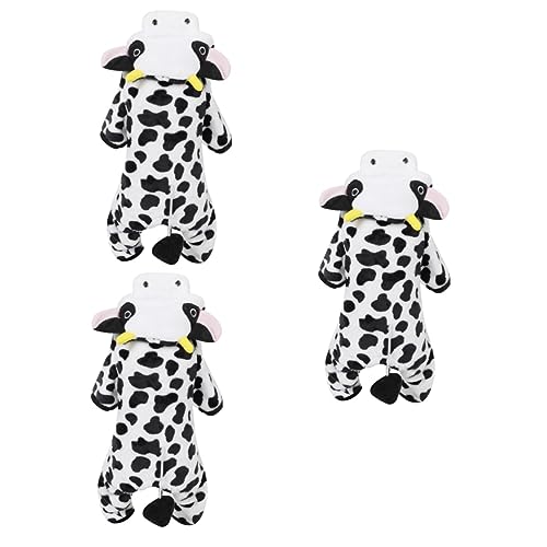 Angoily 3-teiliges Haustier-Outfit Für Hunde Hundekostüm Warmer Stoff Kuh-hundekostüm Overall Haustierwelpe Größe Xs Für Partys Und Anlässe Angoily 3-teiliges Haustier-Outfit Für Hunde Hundekostüm Warmer Stoff Kuh-hundekostüm Overall Haustierwelpe Größe Xs Für Partys Und Anlässe von Angoily