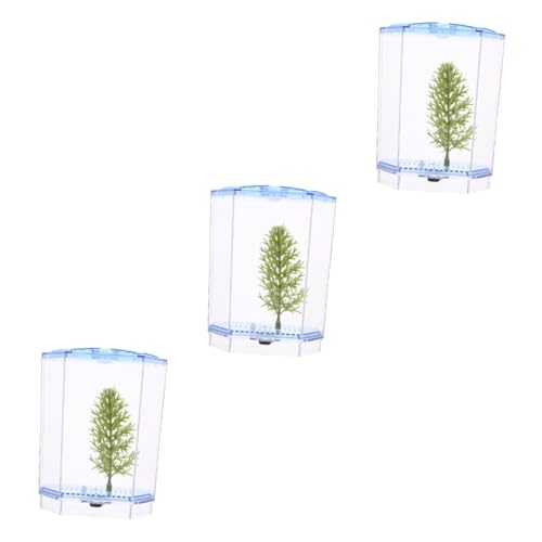 Angoily 3 Stücke Betta Fisch Tank Kompakte Hause Fisch Aquarium Tank Dekoration Fisch Zucht Isolation Box Angoily 3 Stücke Betta Fisch Tank Kompakte Hause Fisch Aquarium Tank Dekoration Fisch Zucht Isolation Box von Angoily