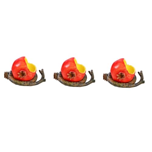 Angoily 3 Stücke Papagei Schüssel Vögel Fütterung Schüssel Obst Käfig Tiernahrung Rot Sicher Für Ziervögel Angoily 3 Stücke Papagei Schüssel Vögel Fütterung Schüssel Obst Käfig Tiernahrung Rot Sicher Für Ziervögel von Angoily