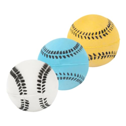 Angoily 3-teiliges Hundespielzeug Interaktives Auslaufendes Welpenspielzeug Backenzahnbälle für Hunde Tragbare Gummibälle für Hunde Helles Design für Apportierspiele Angoily 3-teiliges Hundespielzeug Interaktives Auslaufendes Welpenspielzeug Backenzahnbälle für Hunde Tragbare Gummibälle für Hunde Helles Design für Apportierspiele von Angoily