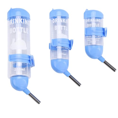 Angoily Haustier-tränke 3er-Set Wasserflaschen für Hamster Automatisches Bewässerungssystem Auslaufsicher für Kleintiere Angoily Haustier-tränke 3er-Set Wasserflaschen für Hamster Automatisches Bewässerungssystem Auslaufsicher für Kleintiere von Angoily