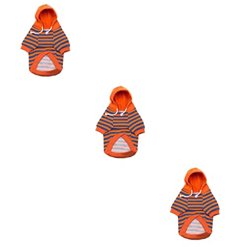Angoily 3-teiliges Bezauberndes Hunde-Outfit Weicher Gestreifter Overall 4-Bein-hundeoverall Bequem Und Warm Stilvoll Und Einfach Anzuziehen Waschbar Für Den Außenbereich Angoily 3-teiliges Bezauberndes Hunde-Outfit Weicher Gestreifter Overall 4-Bein-hundeoverall Bequem Und Warm Stilvoll Und Einfach Anzuziehen Waschbar Für Den Außenbereich von Angoily