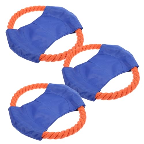 Angoily Trainieren Sie Ihr Haustier Spaß 3 Stück Hundespielzeug Hochwurfscheiben Tragbares Flugspielzeug Für Welpen Zufällige Farbe von Angoily