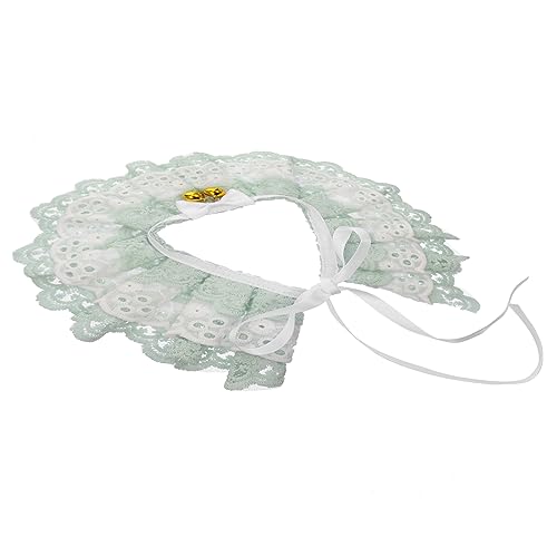 Angoily 3 Stücke Katzen Pflege Haustier Kragen Spitze Glocke Krawatte Schal Foto Kostüm Geburtstag Hochzeit Weihnachten Katze Decor von Angoily