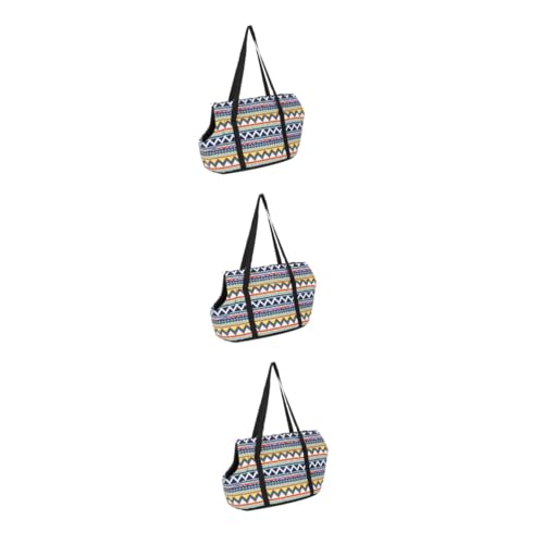 Angoily 3stücke Pet Umhängetasche Für Hunde Atmungsaktives Design Tragetasche Für Kleine Haustiere Komfortable Hundetragetasche Für Outdoor-aktivitäten s Für Reisen Und von Angoily