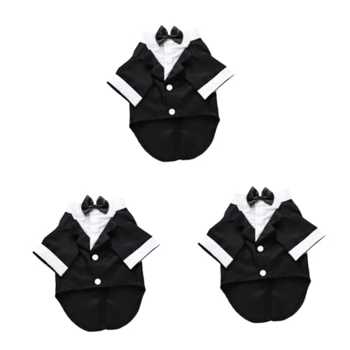 Angoily 3stücke Hundekostüm Mit Fliege Für Formelle Anlässe Pet Suit Schwarz XL Für Hochzeiten Partys Und Besondere Anlässe Bequeme Und Stilvolle Hundekleidung Für Ihren Liebling Angoily 3stücke Hundekostüm Mit Fliege Für Formelle Anlässe Pet Suit Schwarz XL Für Hochzeiten Partys Und Besondere Anlässe Bequeme Und Stilvolle Hundekleidung Für Ihren Liebling von Angoily