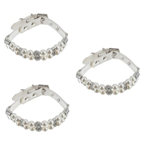 Angoily 3-teiliges Haustierhalsband Mit Leine Weiches Pu-Leder Leicht Zu Tragen Stilvoll Für Ihren Pelzigen Freund Angoily 3-teiliges Haustierhalsband Mit Leine Weiches Pu-Leder Leicht Zu Tragen Stilvoll Für Ihren Pelzigen Freund von Angoily