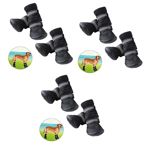 Angoily 3 Stücke Hund Stiefel Für Hunde Pet Regen Schuhe Wandern Laufen Hund Stiefel Verstellbaren Verschluss Angoily 3 Stücke Hund Stiefel Für Hunde Pet Regen Schuhe Wandern Laufen Hund Stiefel Verstellbaren Verschluss von Angoily