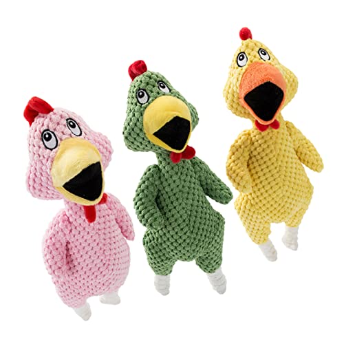 Angoily 3St Sound-Spielzeug für Haustiere Weihnachten Hundespielzeug Screaming Chicken Toy kauen Spielzeuge Kauspielzeug für Hunde schreiendes Huhn beissen Haustierzubehör von Angoily