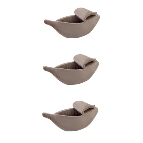 Angoily Haustiernestbett in Bananenform Weiches Haustierbett Für Katzen Und Hunde Warme Schlafunterlage Couch Reisebett Khaki Größe S 3 Stück Angoily Haustiernestbett in Bananenform Weiches Haustierbett Für Katzen Und Hunde Warme Schlafunterlage Couch Reisebett Khaki Größe S 3 Stück von Angoily