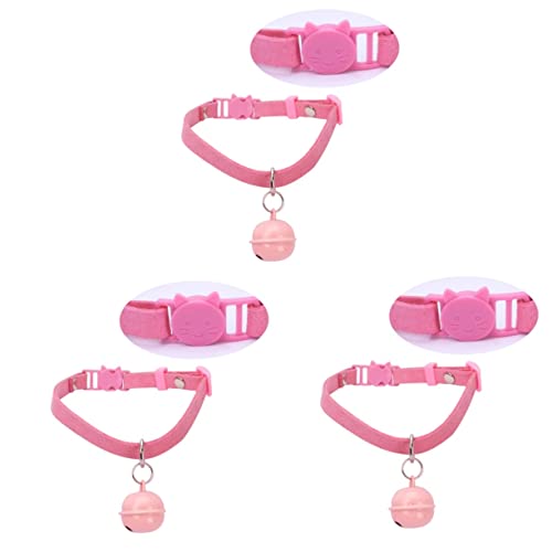 Angoily 3 Stücke Einstellbare Katze Kragen Mit Glocke Für Kätzchen Pp Material Pet Walking Zubehör Angoily 3 Stücke Einstellbare Katze Kragen Mit Glocke Für Kätzchen Pp Material Pet Walking Zubehör von Angoily