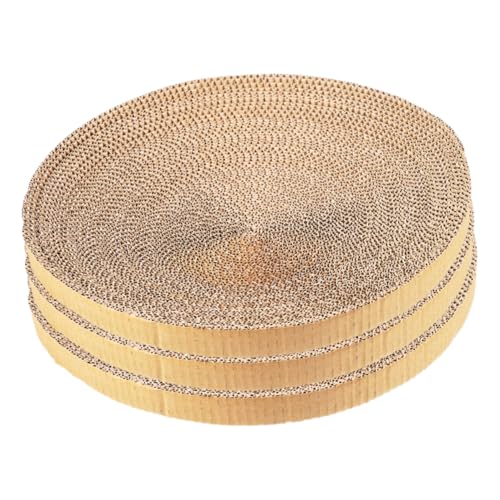 Angoily 3 Stück Wellpappe-katzenkratzbrett Ersatz Für Indoor-kätzchen-kratzkarton Für Katzen Kratzmatte Aus Karton Zur Wandmontage Verschleißfestes Papiermaterial Angoily 3 Stück Wellpappe-katzenkratzbrett Ersatz Für Indoor-kätzchen-kratzkarton Für Katzen Kratzmatte Aus Karton Zur Wandmontage Verschleißfestes Papiermaterial von Angoily