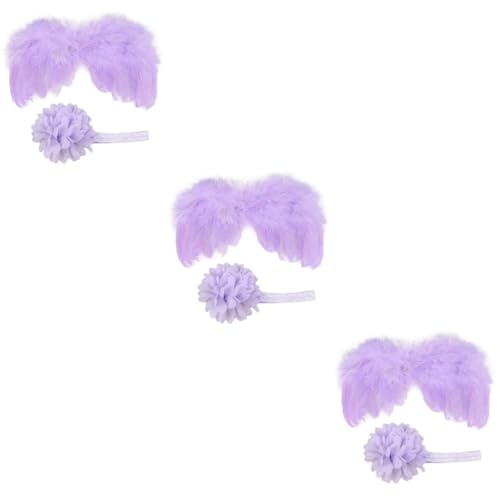 Angoily 3st Zubehör Für Kleine Haustierflügel Chemie des Tondreiecks Aquariumdekorationen Groß Baby-haargummi Sandbad Für Hamster Säuglingsflügel Säuglingsanzug Kleidung Spitz Kind Violett Angoily 3st Zubehör Für Kleine Haustierflügel Chemie des Tondreiecks Aquariumdekorationen Groß Baby-haargummi Sandbad Für Hamster Säuglingsflügel Säuglingsanzug Kleidung Spitz Kind Violett von Angoily