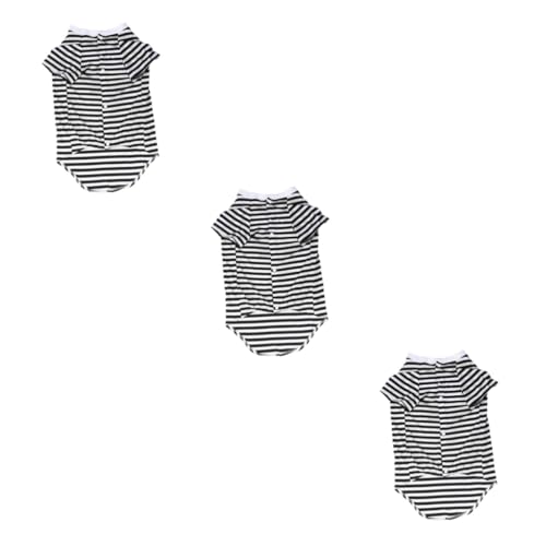 Angoily 3 Stücke Casual Hund Weste Atmungsaktive Baumwolle Hund T-Shirt Hundekleidung Für Husky Retriever Angoily 3 Stücke Casual Hund Weste Atmungsaktive Baumwolle Hund T-Shirt Hundekleidung Für Husky Retriever von Angoily