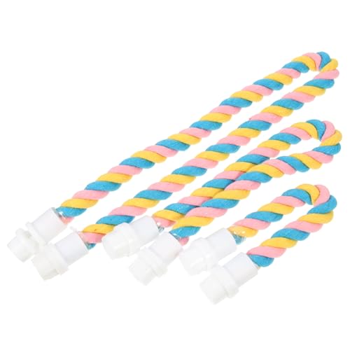 Angoily 3stücke Papagei Kletterspielzeug Baumwollseil Förmige Hängestange Für Vögel Zum Spielen Und Klettern Im Käfig Leicht Und Platzsparend Für Kleine Bis Mittelgroße Vögel Angoily 3stücke Papagei Kletterspielzeug Baumwollseil Förmige Hängestange Für Vögel Zum Spielen Und Klettern Im Käfig Leicht Und Platzsparend Für Kleine Bis Mittelgroße Vögel von Angoily