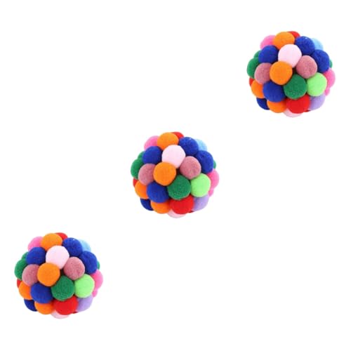 Angoily 3st Spielzeug Haustier Kugeln Hundeübung Gymnastikball Kätzchen Glockenkugeln Katzenglockenkugeln Glocke Flauschiger Ball Die Hüpfender Ball Die Angoily 3st Spielzeug Haustier Kugeln Hundeübung Gymnastikball Kätzchen Glockenkugeln Katzenglockenkugeln Glocke Flauschiger Ball Die Hüpfender Ball Die von Angoily