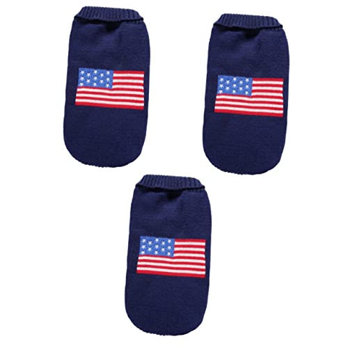 Angoily 3 Stücke Haustier Party Kostüm Hund Kleidung Amerikanische Flagge Modische Warme Pullover Für Welpen Hund Angoily 3 Stücke Haustier Party Kostüm Hund Kleidung Amerikanische Flagge Modische Warme Pullover Für Welpen Hund von Angoily