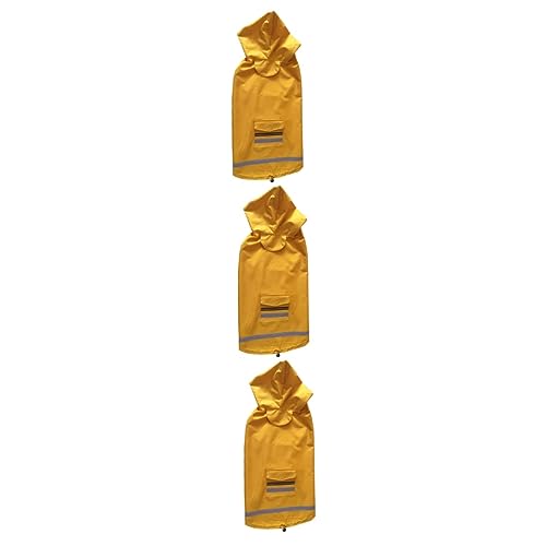Angoily 3st Wimperntusche Regenjacke Für Haustiere Regenmantel Für Haustiere Slicker Haustier Slicker Regenmantel Reflektierender Streifen Kleidung Angoily 3st Wimperntusche Regenjacke Für Haustiere Regenmantel Für Haustiere Slicker Haustier Slicker Regenmantel Reflektierender Streifen Kleidung von Angoily