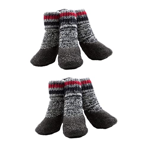 Angoily wasserdichte Socken 4 Paare Sockenschuhe Kurze Stiefel Draussen von Angoily