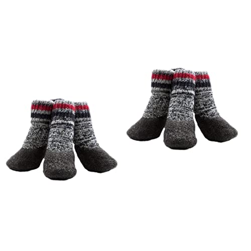 Angoily 4 Paare Für Für Booties Sockenschuhe Für Hundesocken Für Kleine Strumpffüller Für Welpen Hundestiefel Hundepfotenschutz Thermische Verdicken Angoily 4 Paare Für Für Booties Sockenschuhe Für Hundesocken Für Kleine Strumpffüller Für Welpen Hundestiefel Hundepfotenschutz Thermische Verdicken von Angoily