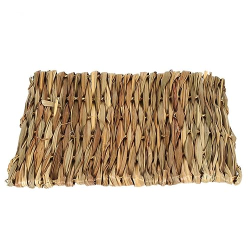 Angoily Seegrasfasermatten 4er-Pack für Hamster Kaninchen Chinchillas Handgefertigte Strohmatte Trockenes Gras Angoily Seegrasfasermatten 4er-Pack für Hamster Kaninchen Chinchillas Handgefertigte Strohmatte Trockenes Gras von Angoily
