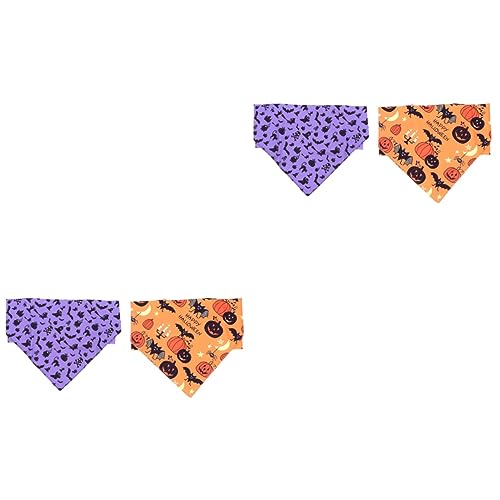 Angoily 4stücke Halloween Hundeschal Dreieckstuch Für Haustiere Farbige Halstücher Stylische Kostümaccessoires Für Hunde Leicht Tragbar Und Für Festlichkeiten Angoily 4stücke Halloween Hundeschal Dreieckstuch Für Haustiere Farbige Halstücher Stylische Kostümaccessoires Für Hunde Leicht Tragbar Und Für Festlichkeiten von Angoily