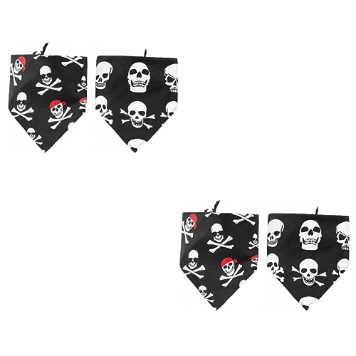 Angoily 4 Stück Haustier-Schädel-Dreiecksschal Halloween-Haustierkostüm Halloween-Hundeschal Speichelhandtuch für Haustiere Schalkragen für Haustiere der Hund dreieckiger Schal Lätzchen Angoily 4 Stück Haustier-Schädel-Dreiecksschal Halloween-Haustierkostüm Halloween-Hundeschal Speichelhandtuch für Haustiere Schalkragen für Haustiere der Hund dreieckiger Schal Lätzchen von Angoily