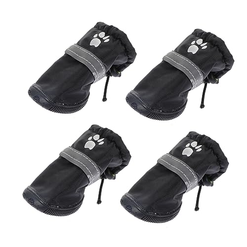 Angoily 4 Stück Haustier wasserdichte Schuhe Haustierstiefel Hundestiefel Für Kleine Hunde Regenstiefel Regenschuhe Für Hunde Große Hundeschuhstiefel Golden Retriever Polyester Hundeschuhe Angoily 4 Stück Haustier wasserdichte Schuhe Haustierstiefel Hundestiefel Für Kleine Hunde Regenstiefel Regenschuhe Für Hunde Große Hundeschuhstiefel Golden Retriever Polyester Hundeschuhe von Angoily