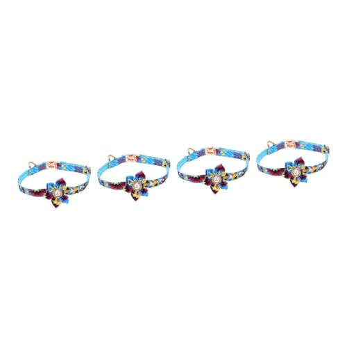 Angoily 4-teiliges Hundehalsband Modisches Haustierhalsband mit Personalisierte Haustierhalskette Bequem für Katzen und Hunde Angoily 4-teiliges Hundehalsband Modisches Haustierhalsband mit Personalisierte Haustierhalskette Bequem für Katzen und Hunde von Angoily