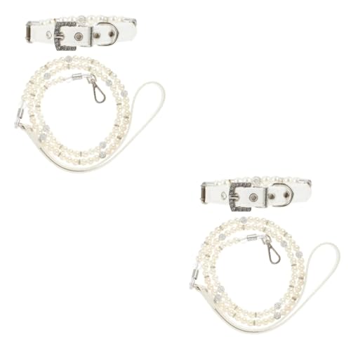 Angoily 4-teiliges Luxuriöses Set Aus Hundehalsband Und Leine – Modisch Dekoriert Für Hunde Für Partys Und Im Freien Angoily 4-teiliges Luxuriöses Set Aus Hundehalsband Und Leine – Modisch Dekoriert Für Hunde Für Partys Und Im Freien von Angoily
