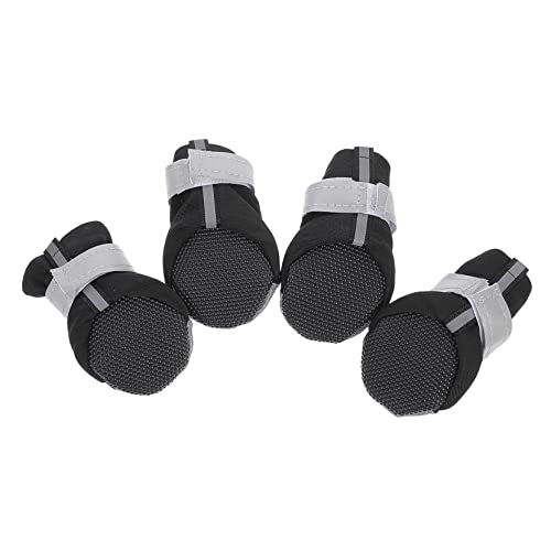 Angoily 4 Stück Haustierschuhe Socken mit Hundegriff rutschfeste Hundeschuhe verstellbare Stiefel für Haustiere Anti-Rutsch-Schuhe für Haustiere einstellbar rutschfeste Schuhe Pfote Schutz Angoily 4 Stück Haustierschuhe Socken mit Hundegriff rutschfeste Hundeschuhe verstellbare Stiefel für Haustiere Anti-Rutsch-Schuhe für Haustiere einstellbar rutschfeste Schuhe Pfote Schutz von Angoily