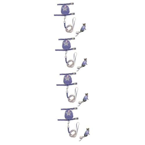 Angoily 4 Stücke Flache Seil Katze Leine Für Kätzchen Robustes Material Nicht-zu Verwenden Angoily 4 Stücke Flache Seil Katze Leine Für Kätzchen Robustes Material Nicht-zu Verwenden von Angoily