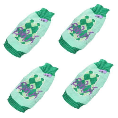Angoily 4-teiliges Bequemes Hundebekleidungsset Für Hunde Pullover Aus Robustem Material Feine Verarbeitung Hundekostüme Für Hunde Angoily 4-teiliges Bequemes Hundebekleidungsset Für Hunde Pullover Aus Robustem Material Feine Verarbeitung Hundekostüme Für Hunde von Angoily