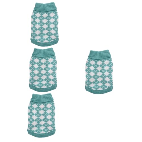 Angoily Welpe 4 Stück Hundepullover Kleidung Einteilige Hose Cosplay Acryl Welpenkleidung Angoily Welpe 4 Stück Hundepullover Kleidung Einteilige Hose Cosplay Acryl Welpenkleidung von Angoily