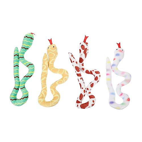 Angoily Kätzchen Zubehör Set Plüsch Katze Schlange Spielzeug für Katze Teaser Spielzeug Verschleiß-beständig Spaß für Katzen Angoily Kätzchen Zubehör Set Plüsch Katze Schlange Spielzeug für Katze Teaser Spielzeug Verschleiß-beständig Spaß für Katzen von Angoily