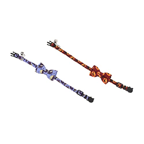 Angoily 4 Stück Katzenhalsband Verstellbare Für Haustiere Welpen Kürbishalsbänder Katzen Halloween Kätzchenhalsband Abbrechbar Halsketten Halsring Krawatte Polyester Angoily 4 Stück Katzenhalsband Verstellbare Für Haustiere Welpen Kürbishalsbänder Katzen Halloween Kätzchenhalsband Abbrechbar Halsketten Halsring Krawatte Polyester von Angoily
