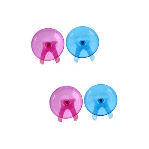 Angoily 2sets Kompakte Größe Hamster Laufrad Übung Sport Rad Käfig Spielzeug Für Rennmäuse 2 Stücke * 2 von Angoily