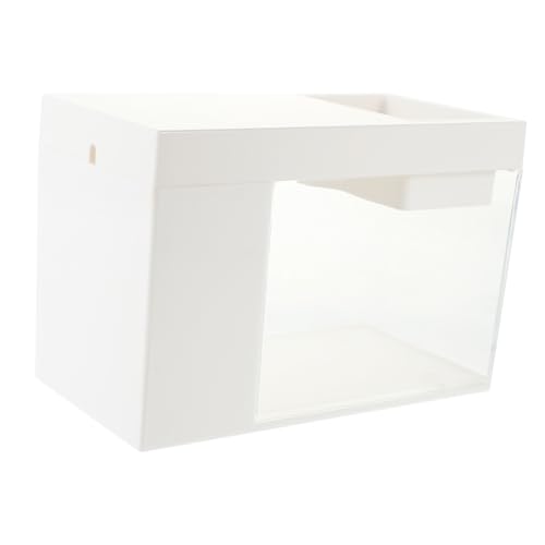 Angoily 4 Stücke Acryl Tank Gefälschte Fisch Tank Betta Fisch Tank Desktop Aquarium Dekoration Für Home Office von Angoily