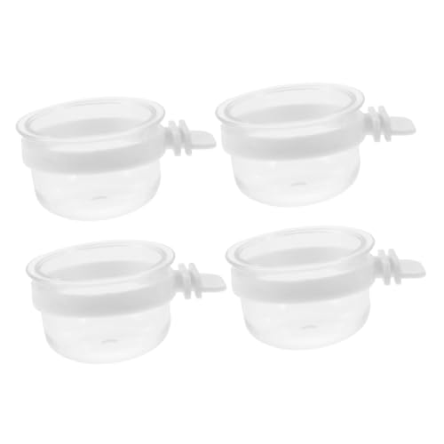 Angoily 4 Papagei Wasser fütterung Futternapf für Haustiere Vogelfutterspender Vogel Fütterer Essen Papageienfutterbecher Kleiner Vogelfutterhalter ziehen PVC Wiederverwendbar Angoily 4 Papagei Wasser fütterung Futternapf für Haustiere Vogelfutterspender Vogel Fütterer Essen Papageienfutterbecher Kleiner Vogelfutterhalter ziehen PVC Wiederverwendbar von Angoily