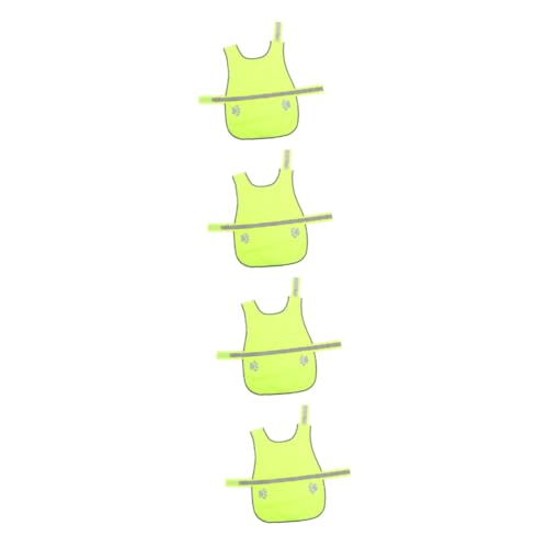 Angoily 4-teiliges Fluoreszierendes Hunde-reflektorwesten-Haustier Für/mittelgroße Hunde Outdoor-hundekostüm Oxford-Stoff-Service-hundeweste Angoily 4-teiliges Fluoreszierendes Hunde-reflektorwesten-Haustier Für/mittelgroße Hunde Outdoor-hundekostüm Oxford-Stoff-Service-hundeweste von Angoily