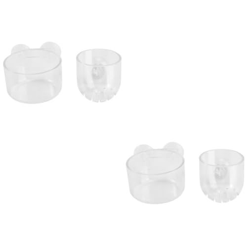 Angoily 2sets Aquarium Feeder Acryl Fisch Tank Lebensmittel Container Für Süßwasser Würmer Mückenlarven Garnelen 2 Stücke * 2 Angoily 2sets Aquarium Feeder Acryl Fisch Tank Lebensmittel Container Für Süßwasser Würmer Mückenlarven Garnelen 2 Stücke * 2 von Angoily