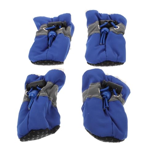 Angoily 4 Stück Schuhüberzüge Für Haustiere Pfotenschutz Für Haustiere Haustier Winter Hund rutschfeste Turnschuhe Hundestiefel Schneeausrüstung Für Hunde Stoff Großer Hund Der Hund Angoily 4 Stück Schuhüberzüge Für Haustiere Pfotenschutz Für Haustiere Haustier Winter Hund rutschfeste Turnschuhe Hundestiefel Schneeausrüstung Für Hunde Stoff Großer Hund Der Hund von Angoily