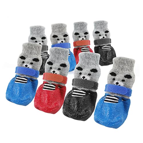Angoily Nicht-Haustier-socken Für Hunde Und Katzen 4er-Pack Baumwolle Cartoon-drucke Größe M Leicht Zu Reinigen Angoily Nicht-Haustier-socken Für Hunde Und Katzen 4er-Pack Baumwolle Cartoon-drucke Größe M Leicht Zu Reinigen von Angoily