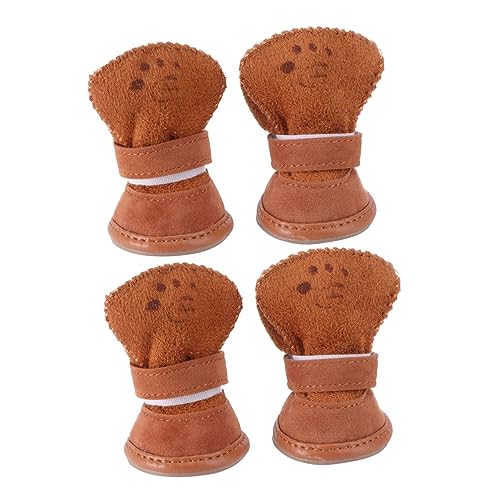 4 Stück Stiefel Für Haustierhunde Wanderstiefel Katzenpfote von Angoily