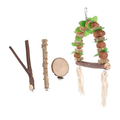 Angoily 4stücke Holz Vogelspielzeug Für Wellensittiche Nymphensittiche Einstellbare Sitzstangen Interaktives Spielzeug Für Käfige Und Garten Für Papageien Und Vögel Angoily 4stücke Holz Vogelspielzeug Für Wellensittiche Nymphensittiche Einstellbare Sitzstangen Interaktives Spielzeug Für Käfige Und Garten Für Papageien Und Vögel von Angoily