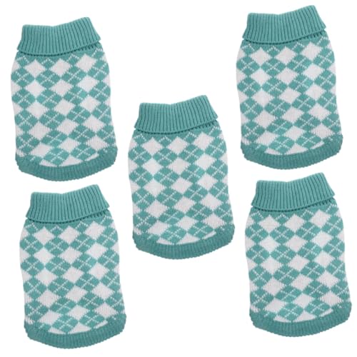 Angoily Welpe 5st Hundepullover Kleidung Acryl Einstellen Herbst Und Winter Welpenkleidung Angoily Welpe 5st Hundepullover Kleidung Acryl Einstellen Herbst Und Winter Welpenkleidung von Angoily